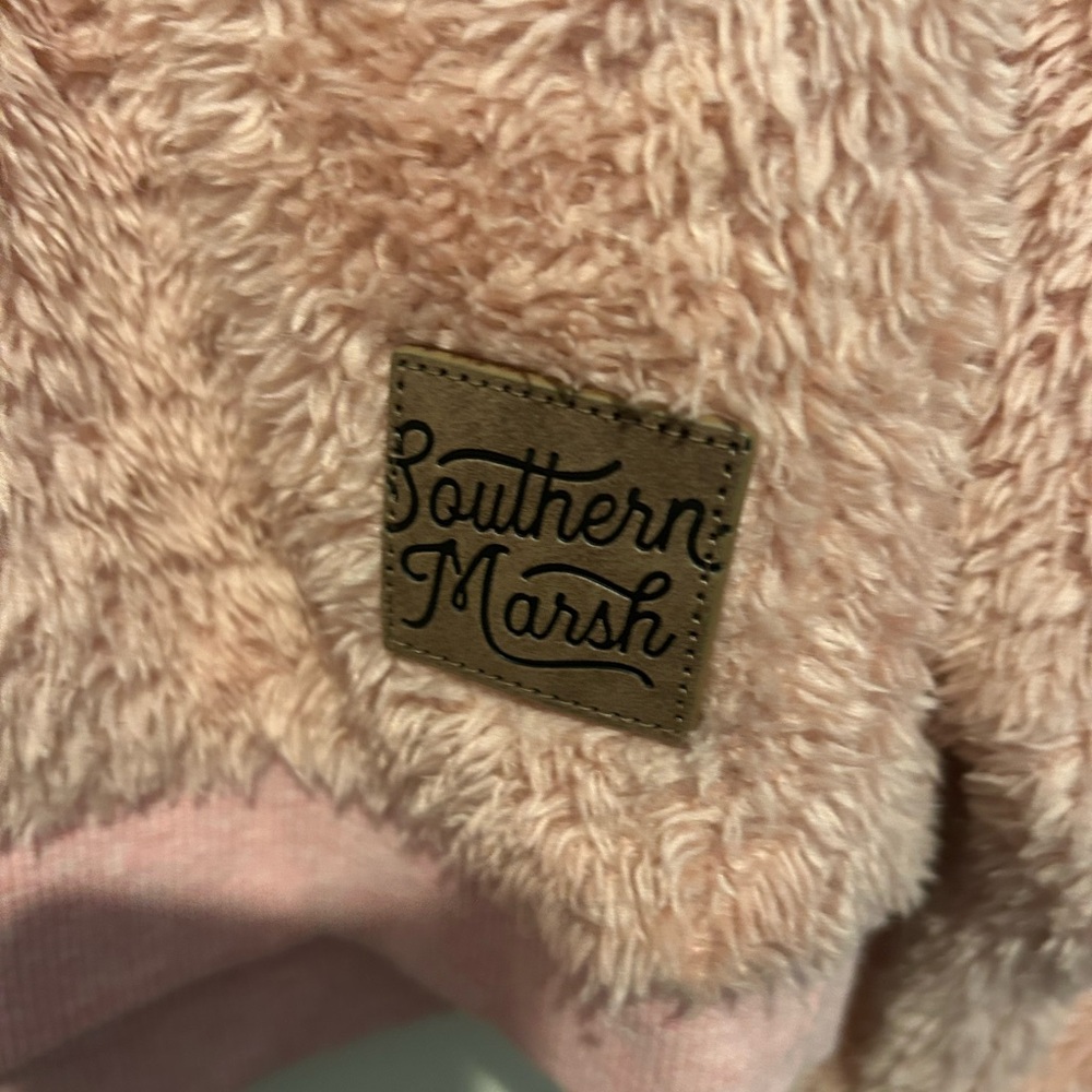 Southern Marsh blush pink fuzzy sweatshirt - SIZE 1 - Picture 3 of 5